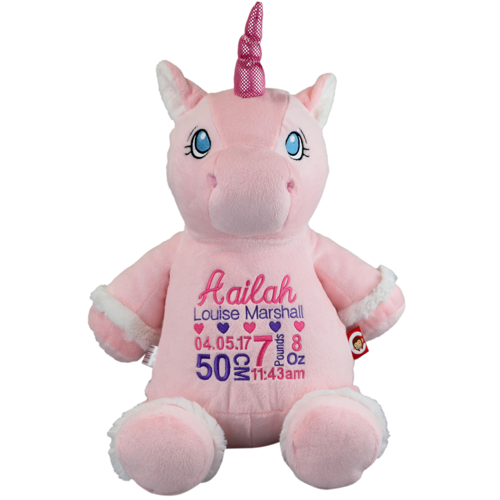 Personalised Pink Unicorn