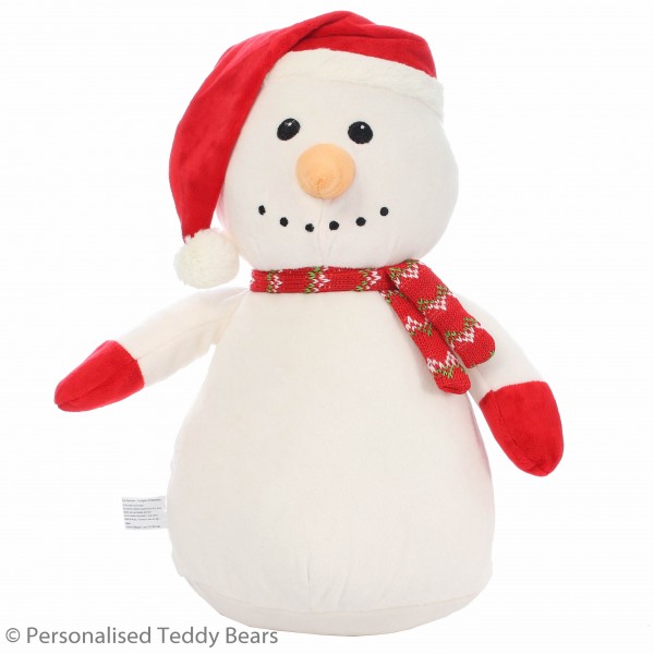 Christmas Snowman Red