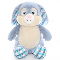 Bunny Cubbie Blue Spots