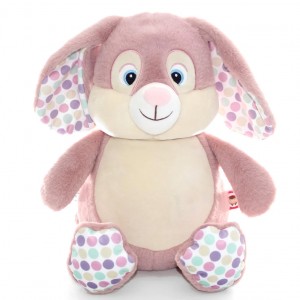 Bunny Cubbie Pink Spots