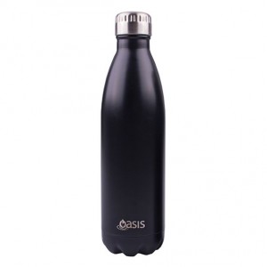 Personalised Drink Bottle Matte Black 750ml