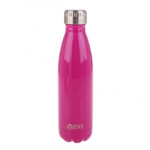 Personalised Drink Bottle Pink 500ml