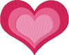 LoveHeartPink embroidery