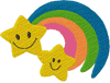 RainbowStars embroidery